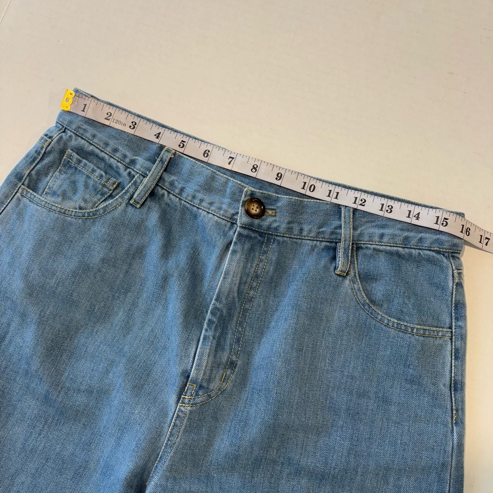 Rita Row Fabiola Barrel Leg Jeans High Waist Loose Fit Denim Light Wash, Size 40 - Picture 11 of 15